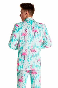 El Flamenco - Tropical Flamingo Print Suit