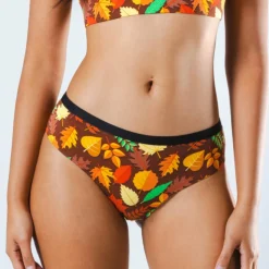 The Acorn Hoard - Fall Leaves Cheeky Underwear