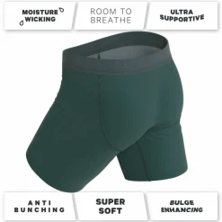 The Alloy - Dark Teal Ball Hammock® Boxer - Long Leg