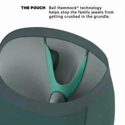 The Alloy - Dark Teal Ball Hammock® Boxer - Long Leg