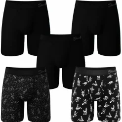 The All Time Favourite - Long Leg Ball Hammock® Pouch Underwear With Fly 5 Pack