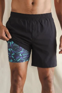 The Anti-Bounce - Black Ball Hammock® 7 Inch Athletic Shorts