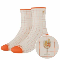 The Aperolaholic - Spritz Heel Hammock™ Quarter Crew Socks