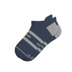 The Arctic - Navy and Grey Heel Hammock™ Ankle Socks