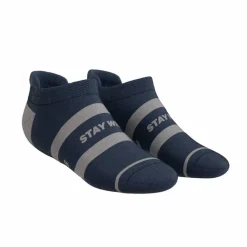 The Arctic - Navy and Grey Heel Hammock™ Ankle Socks