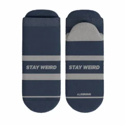 The Arctic - Navy and Grey Heel Hammock™ Ankle Socks