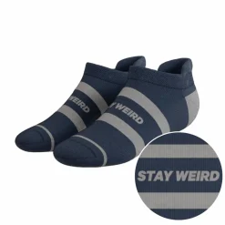 The Arctic - Navy and Grey Heel Hammock™ Ankle Socks