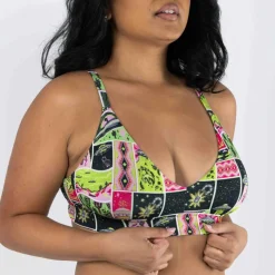 The Area 51 - Retro-Futuristic Alien Boob Hammock™ Plunge Bralette