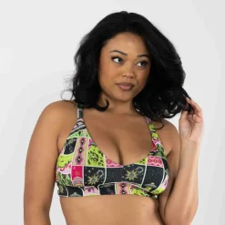 The Area 51 - Retro-Futuristic Alien Boob Hammock™ Plunge Bralette