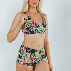 The Area 51 - Retro-Futuristic Alien Boob Hammock™ Plunge Bralette