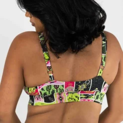 The Area 51 - Retro-Futuristic Alien Boob Hammock™ Plunge Bralette