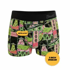 The Area 51 - Retro-Futuristic Alien Ball Hammock® Pouch Trunks Underwear