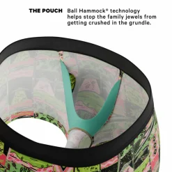 The Area 51 - Retro-Futuristic Alien Ball Hammock® Pouch Trunks Underwear