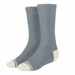 The Asteroid - Blue Marl Heel Hammock™ Crew Socks
