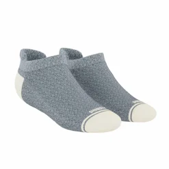 The Asteroid - Blue Marl Heel Hammock™ Ankle Socks