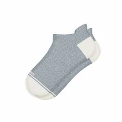 The Asteroid - Blue Marl Heel Hammock™ Ankle Socks