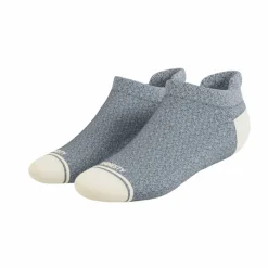 The Asteroid - Blue Marl Heel Hammock™ Ankle Socks