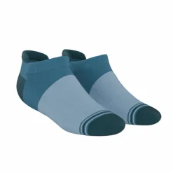 The Atlantic - Blue Color Block Heel Hammock™ Ankle Socks