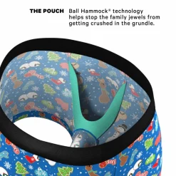The Baked Goodies - Christmas Cookies Ball Hammock® Pouch Trunks Underwear