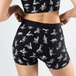 The Bare Back Bones - Glow in the Dark Skeletons Women’s Boxers