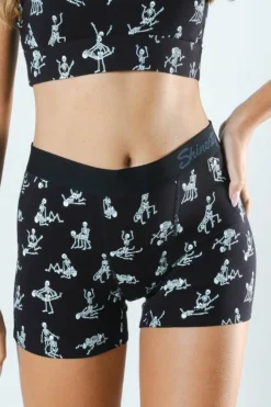 The Bare Back Bones - Glow in the Dark Skeletons Women’s Boxers