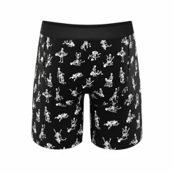 The Bare Back Bones - Glow in the Dark Skeletons Ball Hammock® Boxer - Long Leg