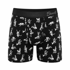 The Bare Back Bones - Glow In The Dark Skeletons Ball Hammock® Magnum Big Pouch Underwear