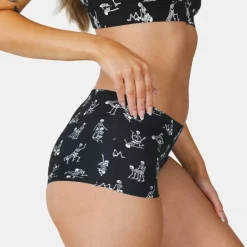 The Bare Back Bones - Halloween Skeletons Women’s Seamless Boyshort