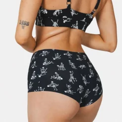 The Bare Back Bones - Halloween Skeletons Women’s Seamless Boyshort
