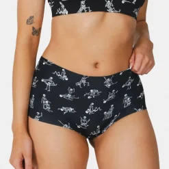 The Bare Back Bones - Halloween Skeletons Women’s Seamless Boyshort