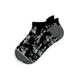 The Bare Back Bones - Skeletons Heel Hammock™ Ankle Socks