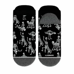 The Bare Back Bones - Skeletons Heel Hammock™ Ankle Socks