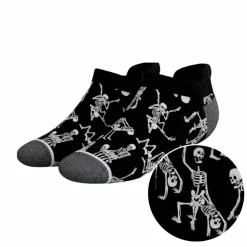 The Bare Back Bones - Skeletons Heel Hammock™ Ankle Socks