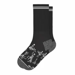 The Bare Back Bones - Skeletons Heel Hammock™ Crew Socks