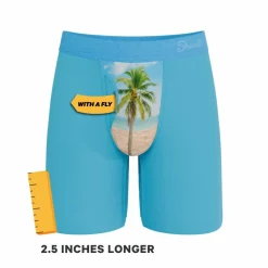 The Beach Please - Palm Tree Ball Hammock® Boxer - Long Leg