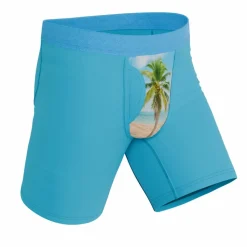 The Beach Please - Palm Tree Ball Hammock® Boxer - Long Leg