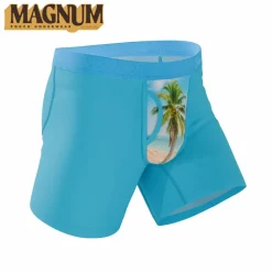 The Beach Please - Palm Tree Ball Hammock® Magnum Big Pouch Underwear