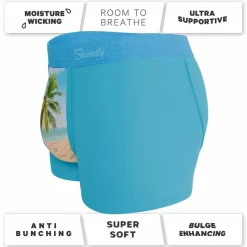 The Beach Please - Palm Tree Ball Hammock® Pouch Trunks Underwear