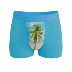The Beach Please - Palm Tree Ball Hammock® Pouch Trunks Underwear