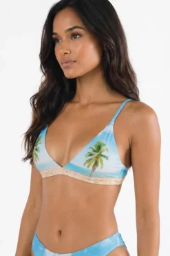 The Beach Please - Palm Tree Boob Hammock™ Triangle Bralette