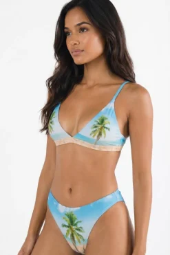 The Beach Please - Palm Tree MicroModal Thong