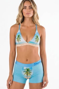 The Beach Please - Palm Tree Women’s Boxers