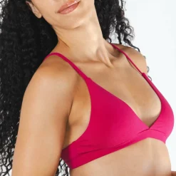 The Begonia - Hot Pink Tonal Boob Hammock™ Triangle Bralette