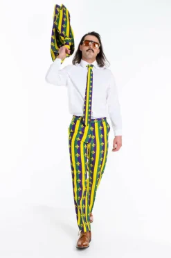 The Beignets For Breakfast - Mardi Gras Suit Pants