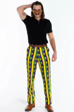 The Beignets For Breakfast - Mardi Gras Suit Pants