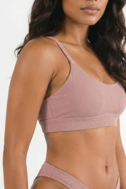 The Bell Pep - Red Chambray Boob Hammock™ Scoop Bralette