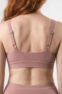 The Bell Pep - Red Chambray Boob Hammock™ Plunge Bralette