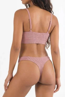 The Bell Pep - Red Chambray MicroModal Thong