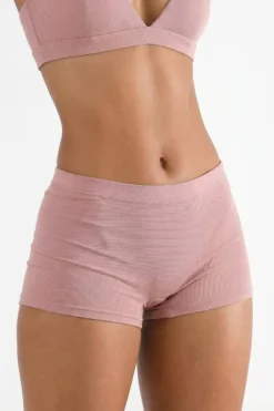 The Bell Pep - Red Chambray Modal Boyshort Underwear