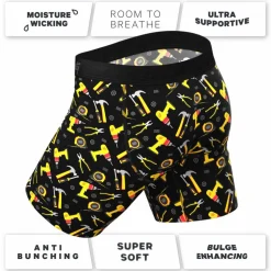 The Best Dad Pack - Long Leg Ball Hammock® Pouch Underwear With Fly 5 Pack